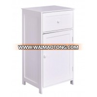 White Storage MDF wood bathroom cabinet doors Organizer