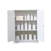 Double door three layer independent unit PVC storage cabinet